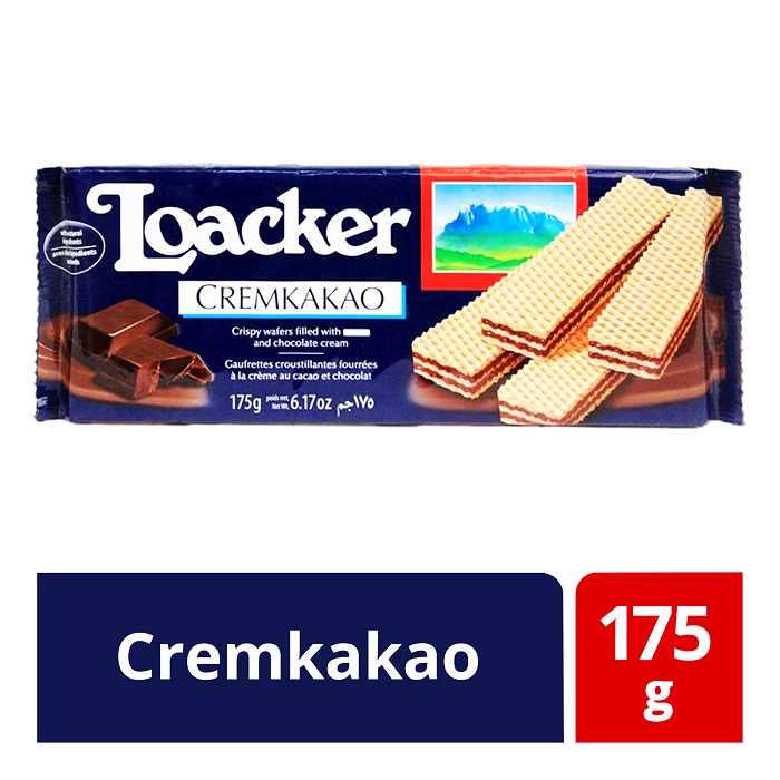 Loacker Wafer Cokelat Dan Vanila Atau Vanilla Renyah